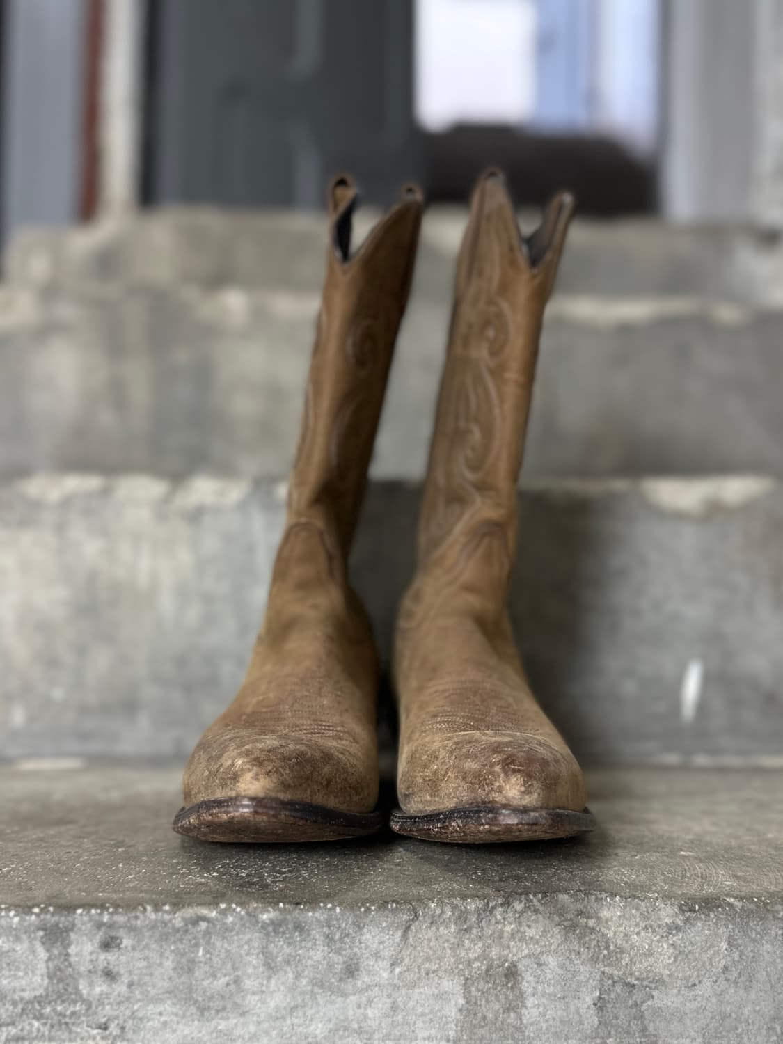 00's OG 토니라마 누벅 웨스턴 부츠 카우보이 부츠 상품이미지4