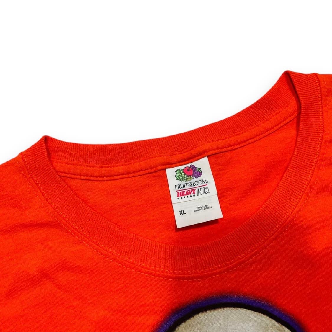 BooS 스켈레톤 쥬스 아트 오렌지 빈티지 티셔츠 상품이미지4