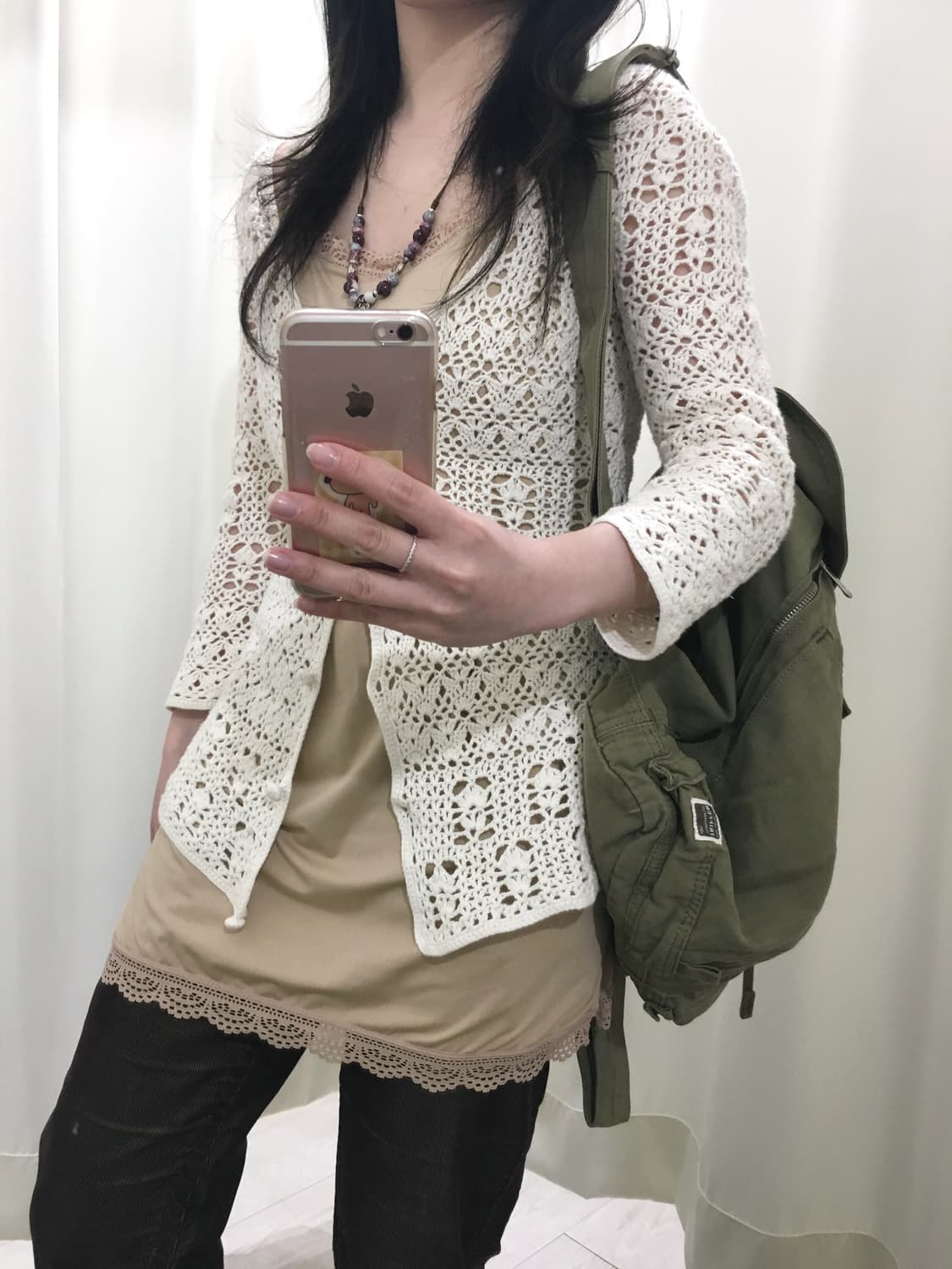 hippie slim crochet cardigan 상품이미지1