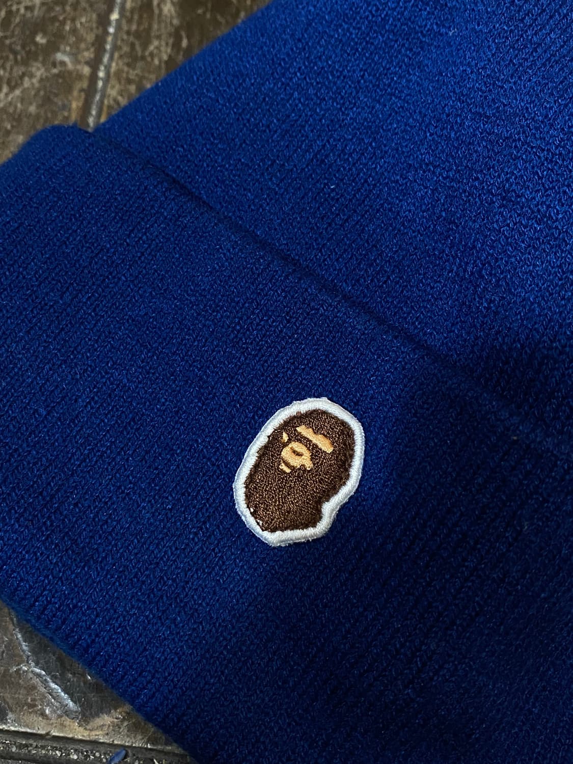 BAPE 베이프 블루 포인트 비니 상품이미지2