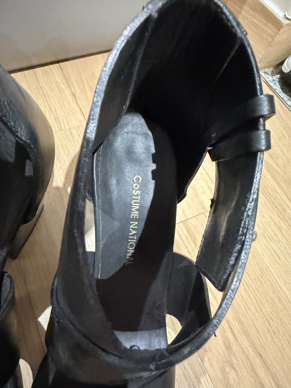 코스튬내셔널 블랙 샌들 힐 37 상품이미지3