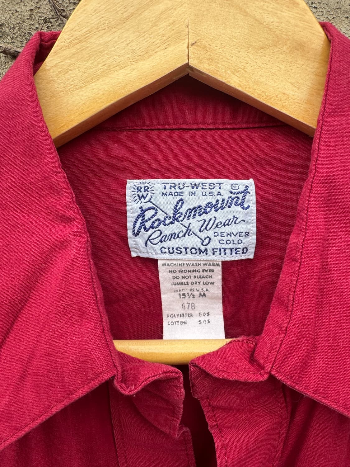 70~80s 락마운트 빈티지 요크라인 웨스턴 셔츠 m 상품이미지6