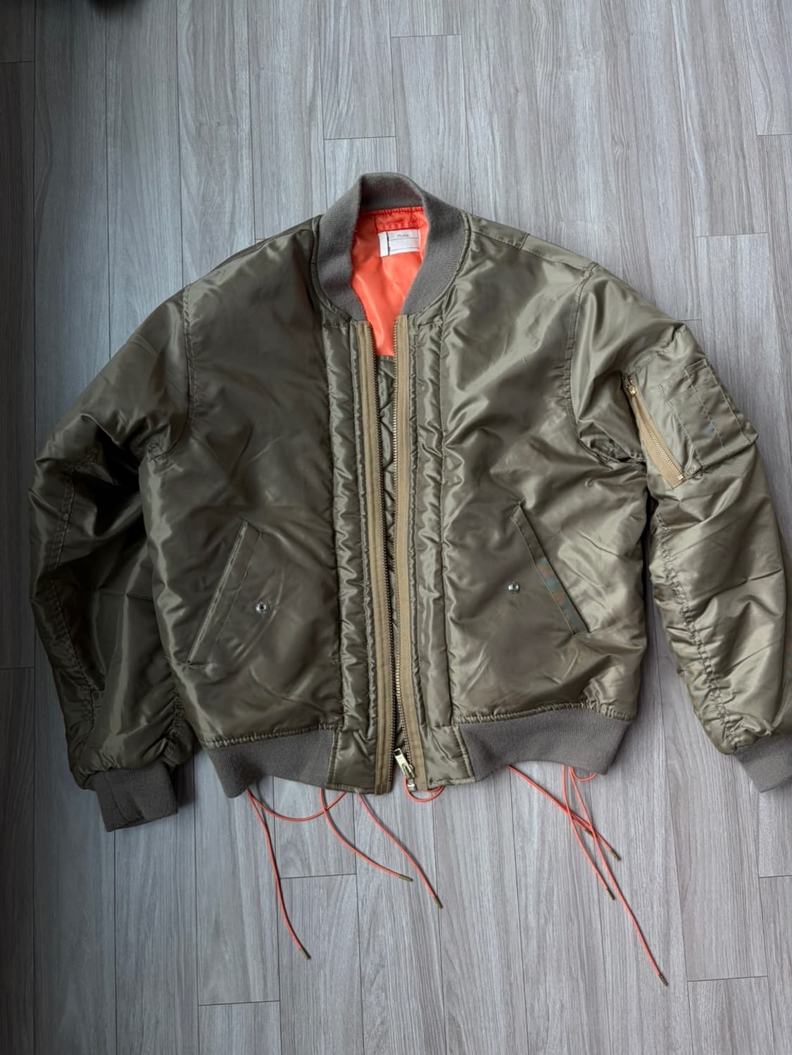 [F] 77CIRCA 나나서카 MA-1 항공점퍼 자켓 상품이미지1