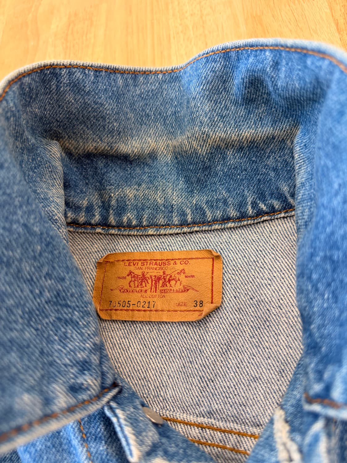 90s 리바이스 데님 트러커 자켓 상품이미지6