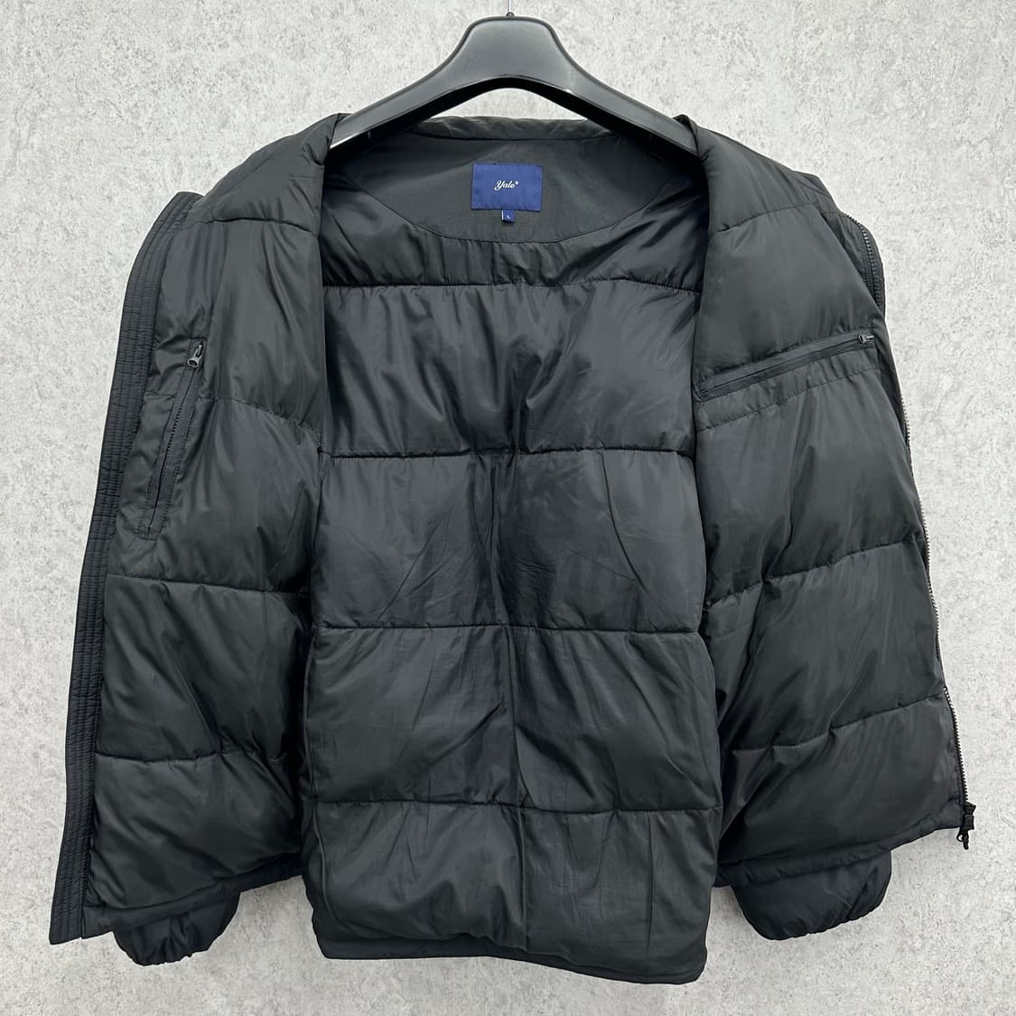 100 예일 남자 웰론 루즈핏 패딩 점퍼 상품이미지3