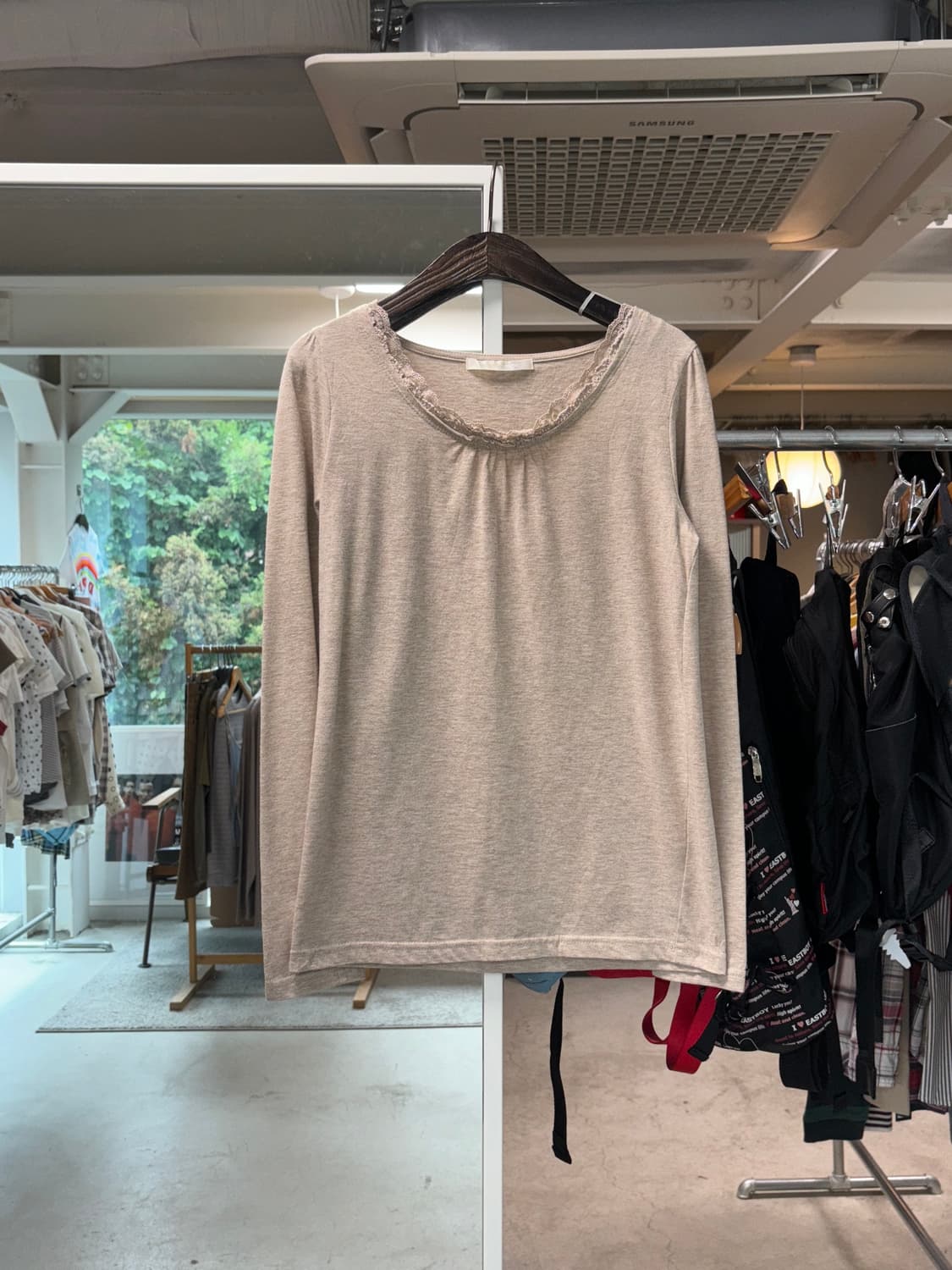 Olive de olive 레이스 롱슬리브 상품이미지1