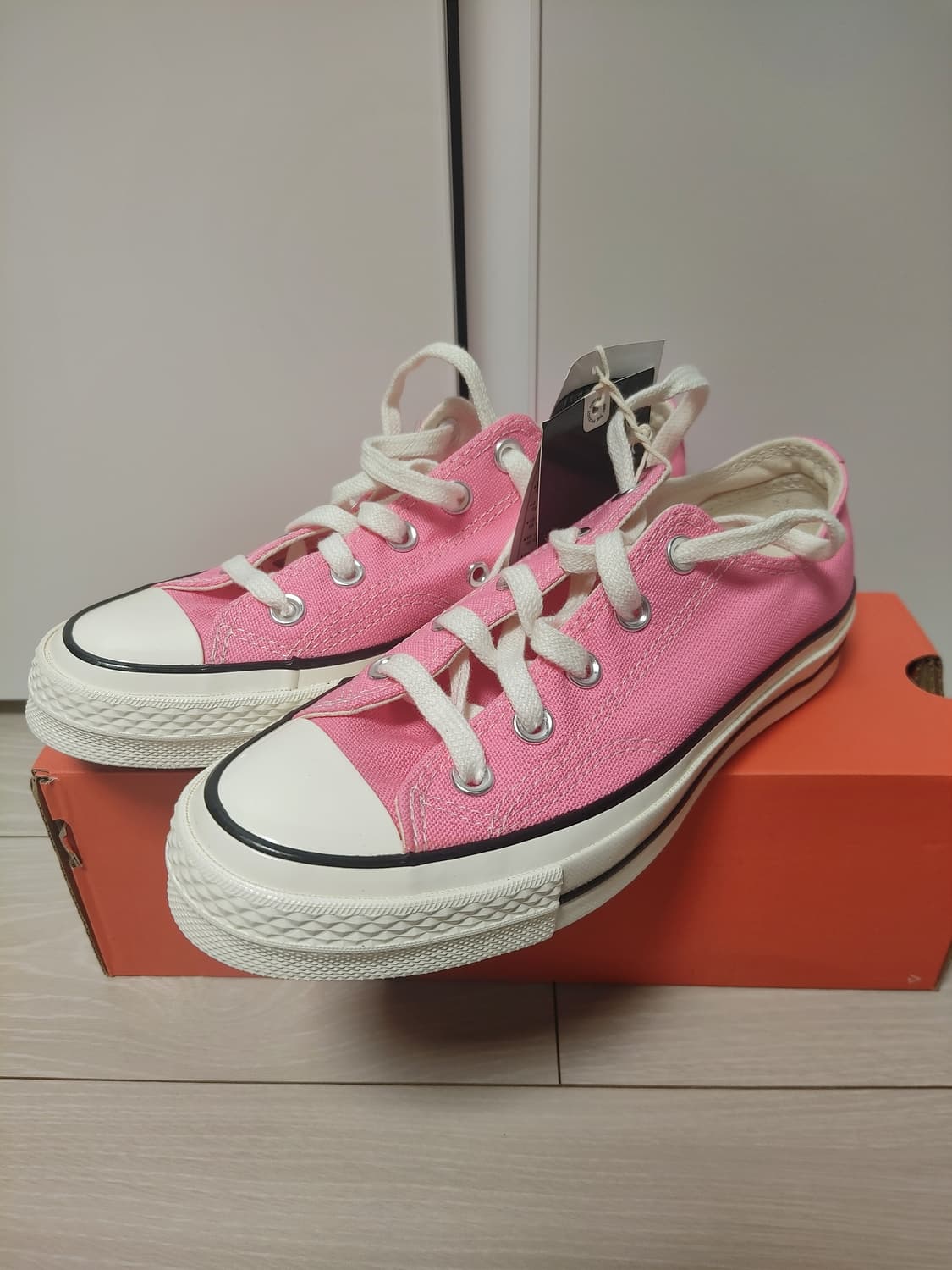 새상품 컨버스 분홍 230 상품이미지2