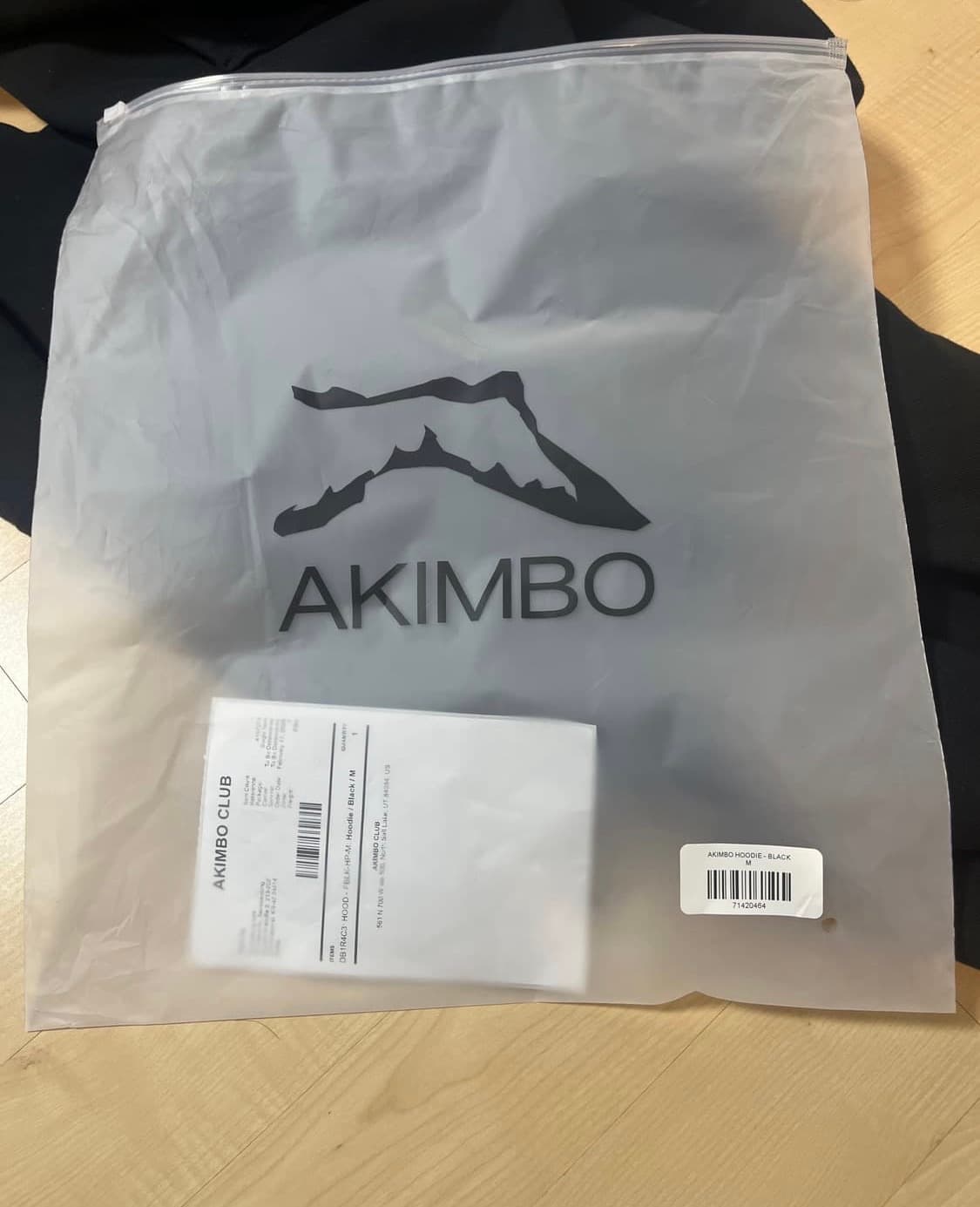 아킴보 클럽 후드 블랙 m 상품이미지3