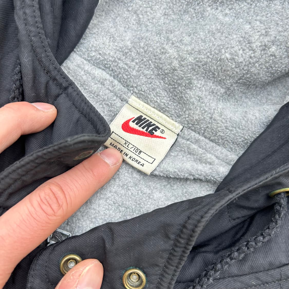 나이키(NIKE) 올드스쿨 블랙 벤치 파카 상품이미지5