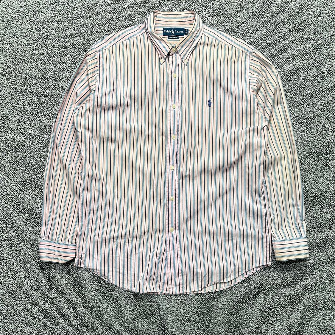 폴로(POLO RalphLauren)스트라이프 핑크 셔츠 상품이미지1