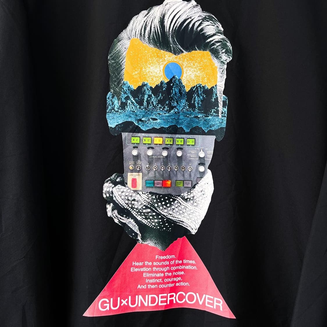 지유 x 언더커버 21S/S 그래픽 블랙 코치 자켓 상품이미지9