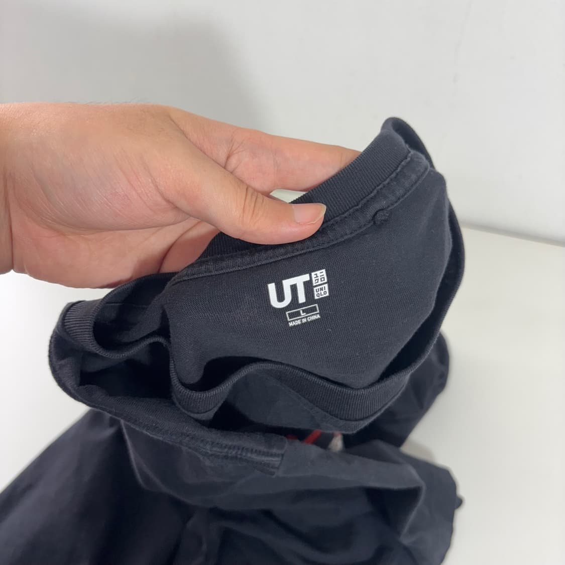 95 L 유니클로 UT 블랙 주술회전 면 반팔티 상품이미지3