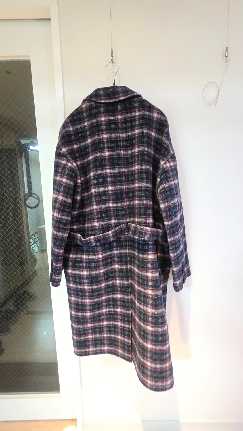 로맨틱 크라운 겨울 체크 코트 (L) 상품이미지3