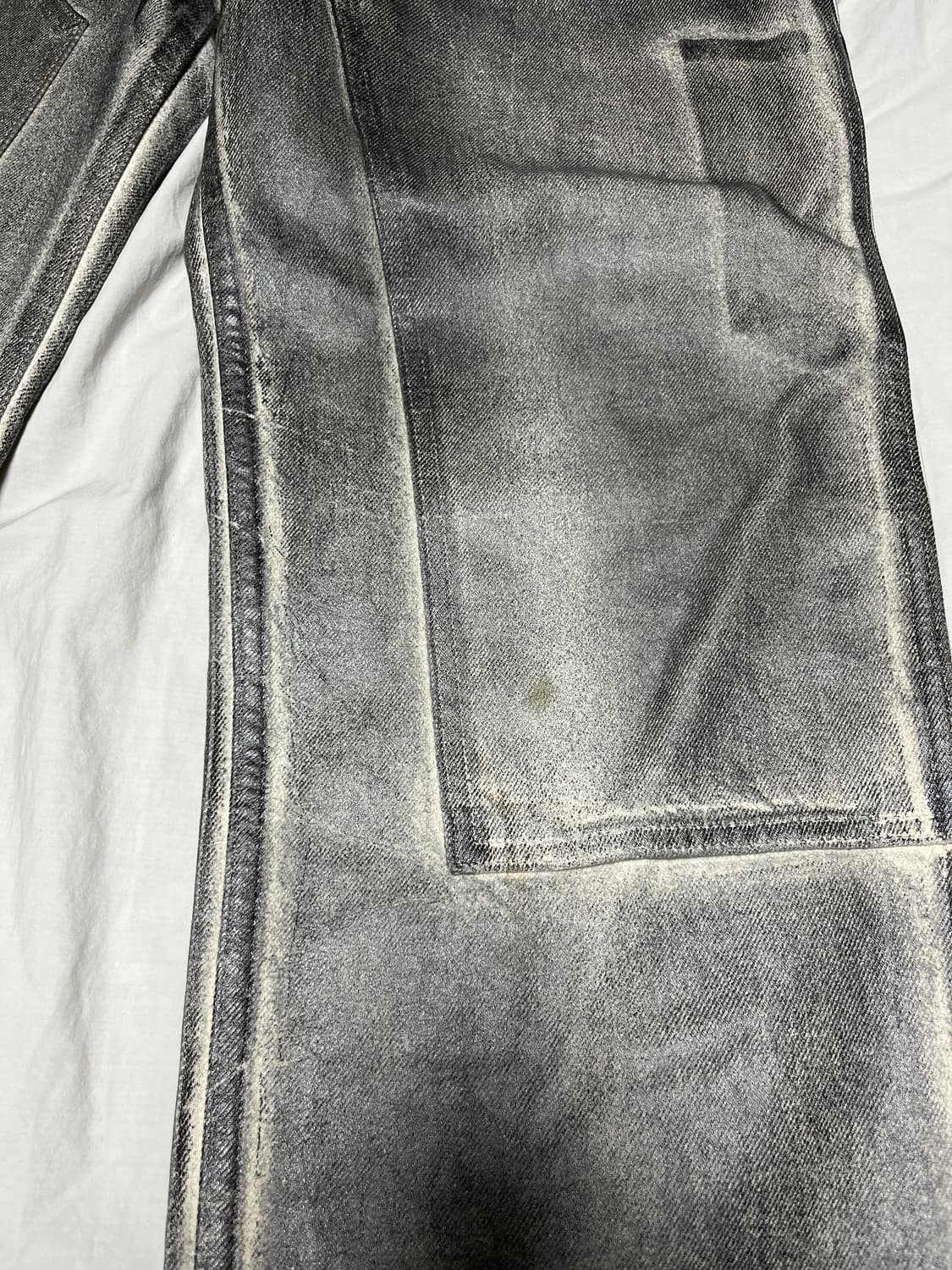 [32] 헬무트랭 helmut lang 왁스 코팅 유틸리티 진 데님 상품이미지3