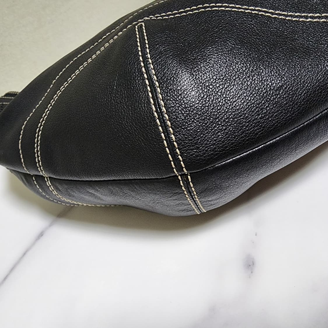 상태굿) 코치 블랙 레더 호보, 숄더백 상품이미지9