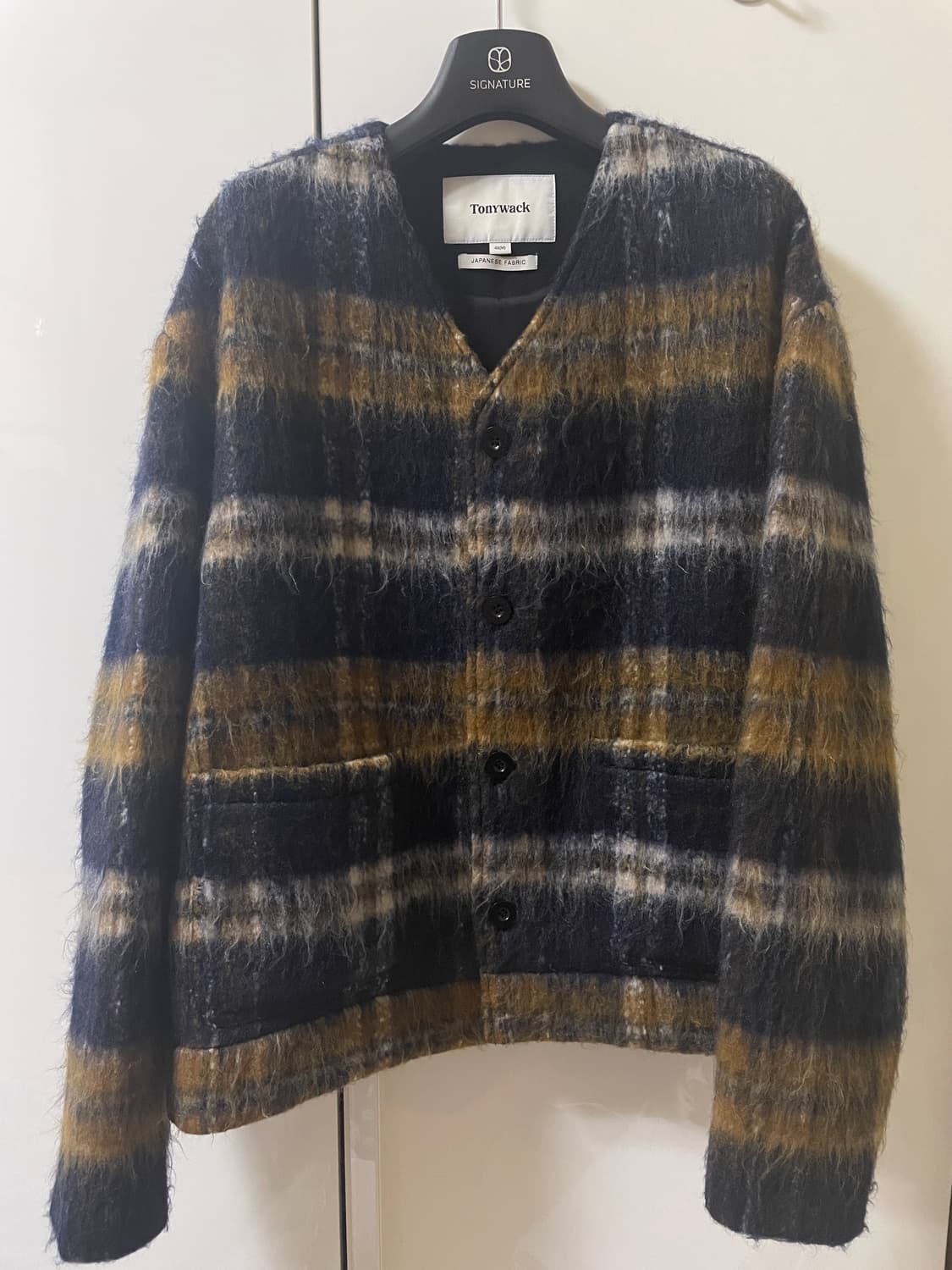 토니웩 23fw 모헤어 가디건/블루종 상품이미지1