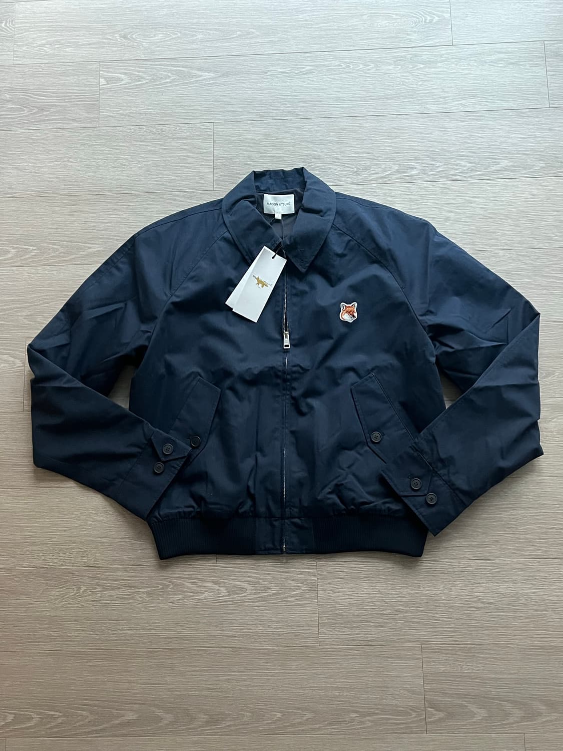 (새상품) 메종키츠네 헤링턴 블루종 자켓 상품이미지1