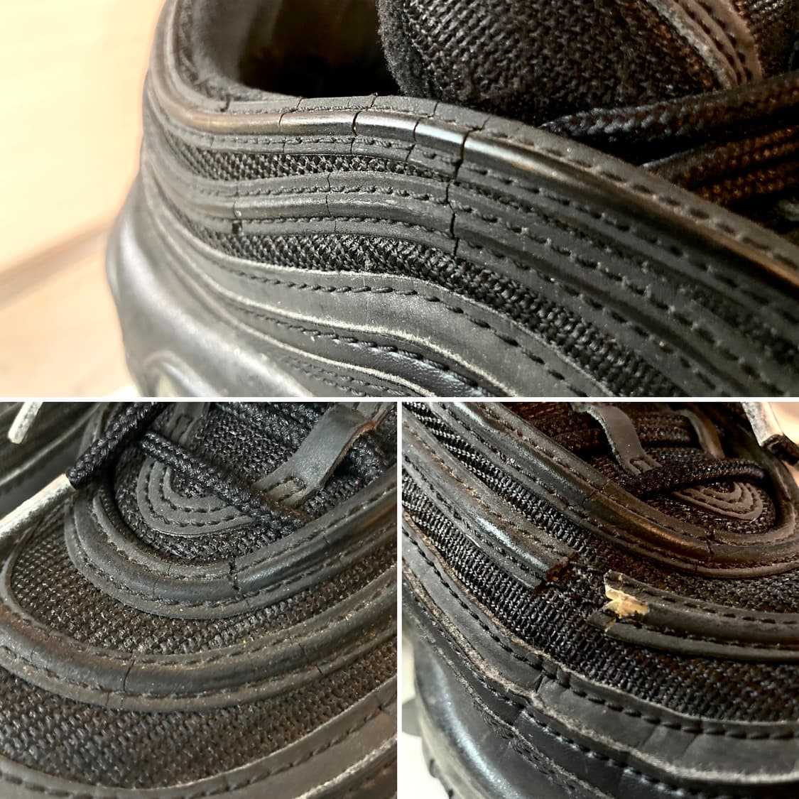 나이키 에어맥스97 트리플 블랙 다크 그레이 240-245 상품이미지8