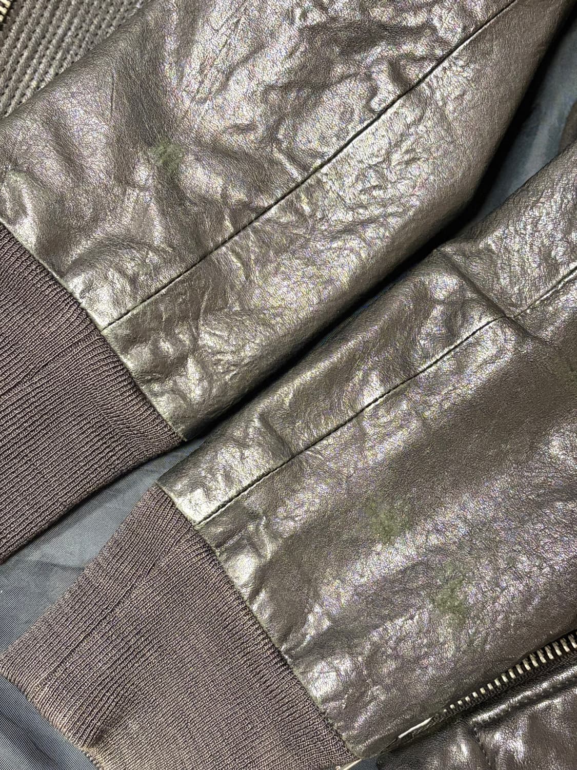 릭오웬스 램스킨 레더자켓 상품이미지6