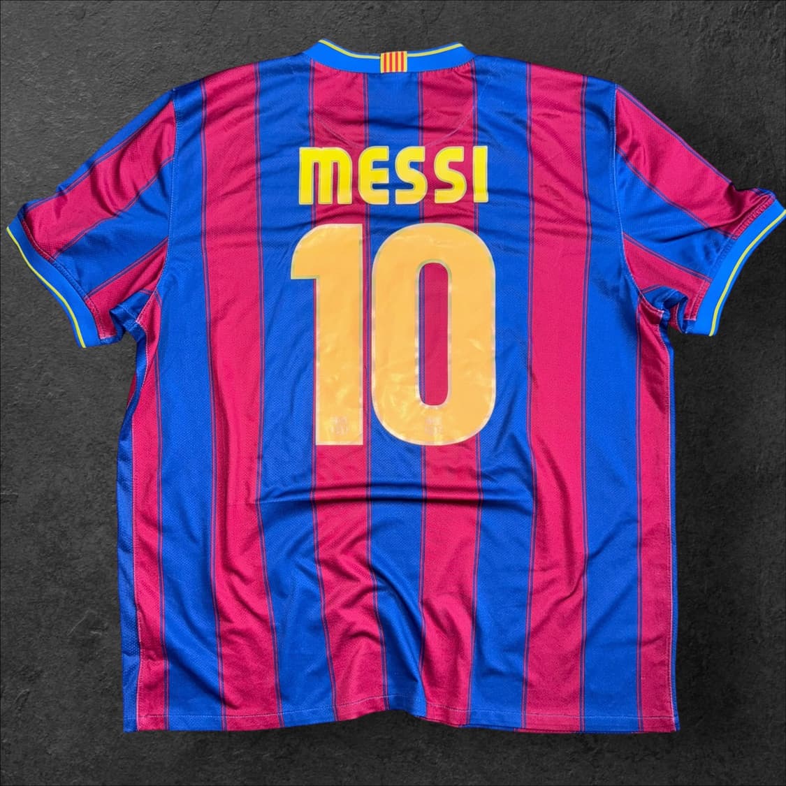 09-10 나이키 바르셀로나 홈 유니폼 #10 메시 상품이미지2