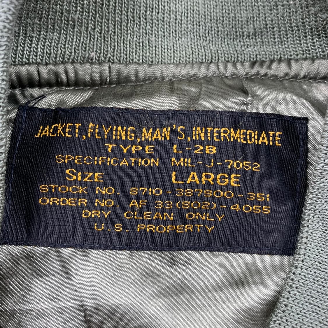 90‘s 테드컴퍼니 L-2B 데빌맨 플라이트 자켓 상품이미지8