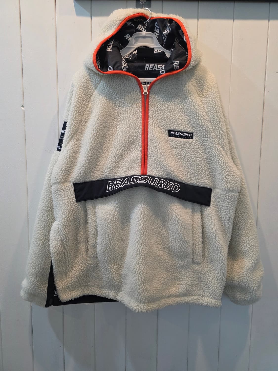 양털 뽀글이 후드 반집업 상품이미지1