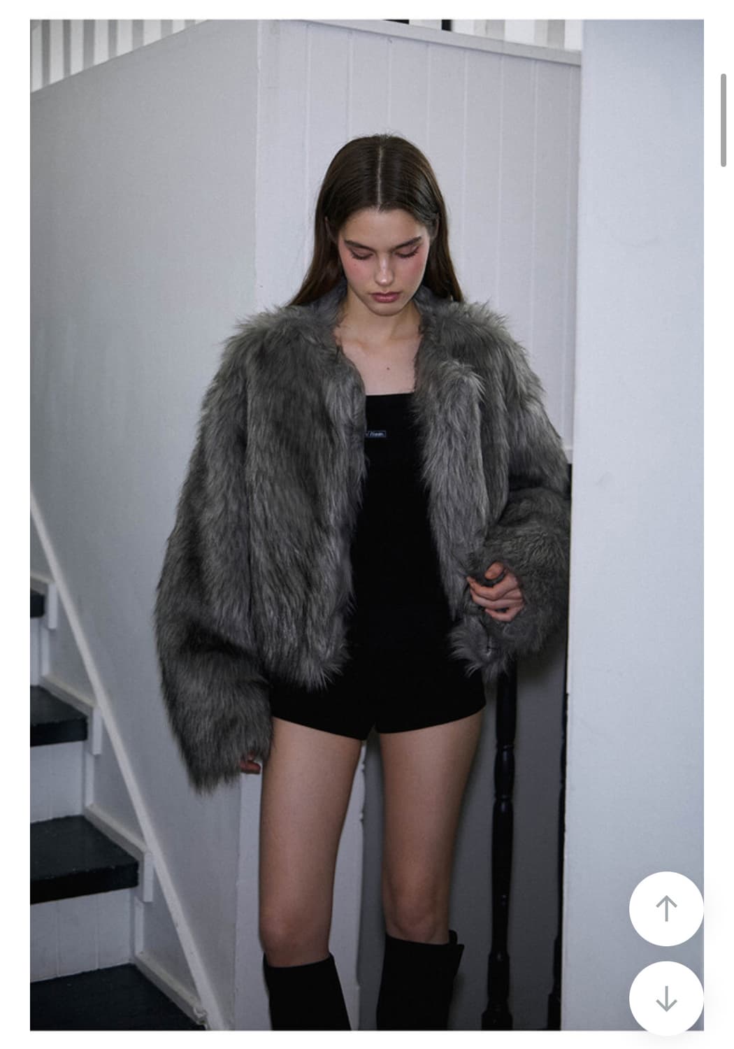 로제프란츠 그레이 퍼 자켓 상품이미지1