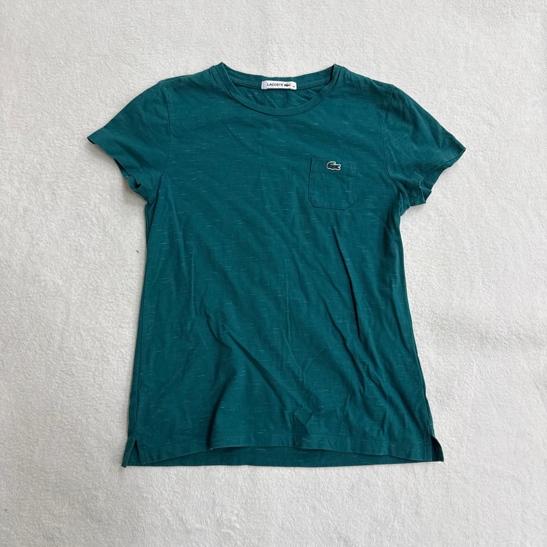 36 라코스테 여성 슬림핏 반팔 티셔츠 0313T 상품이미지1