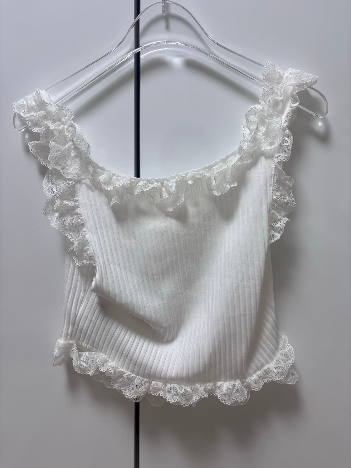 White lace tank top  상품이미지2