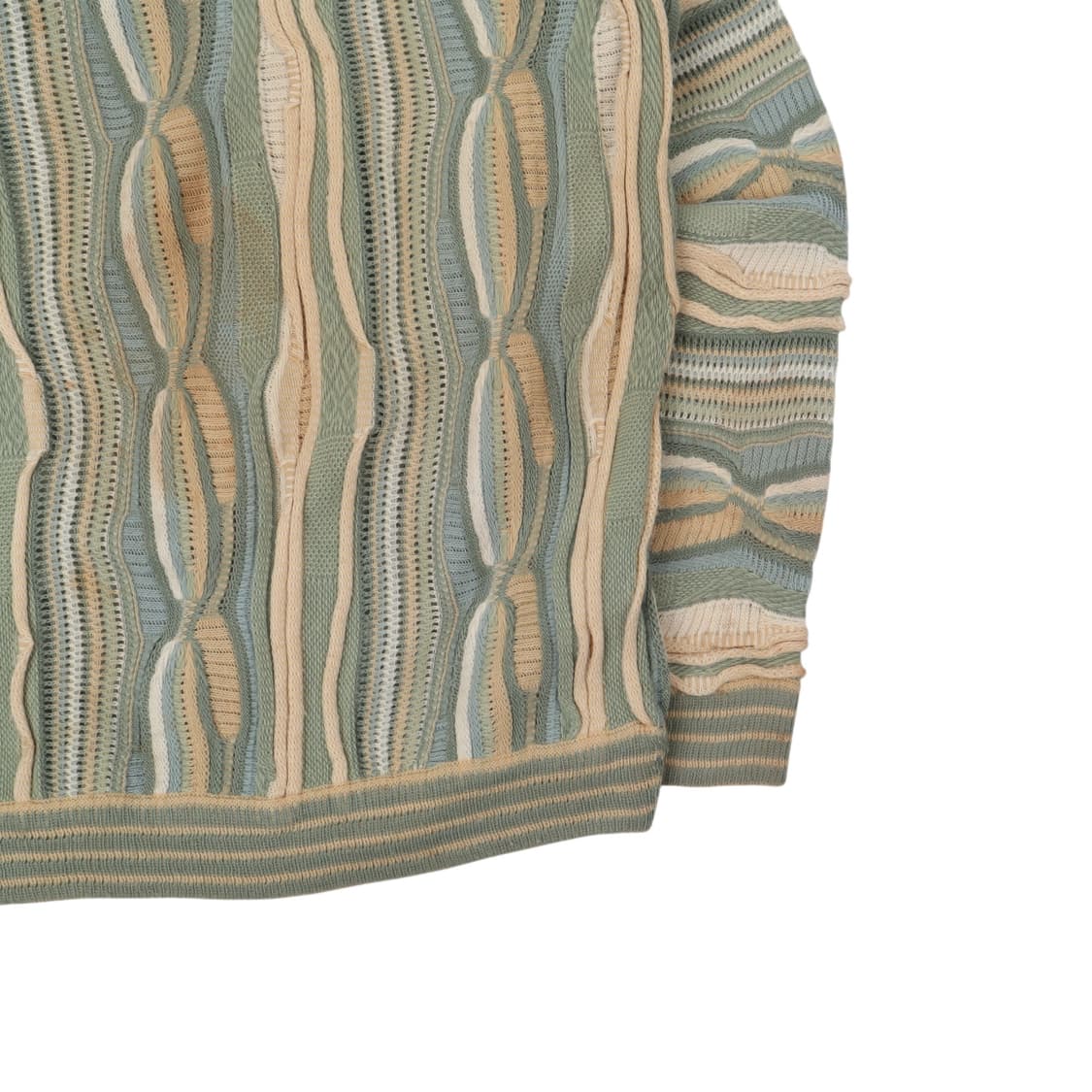 쿠지 카라 케이블 버튼업 니트 스웨터 상품이미지4