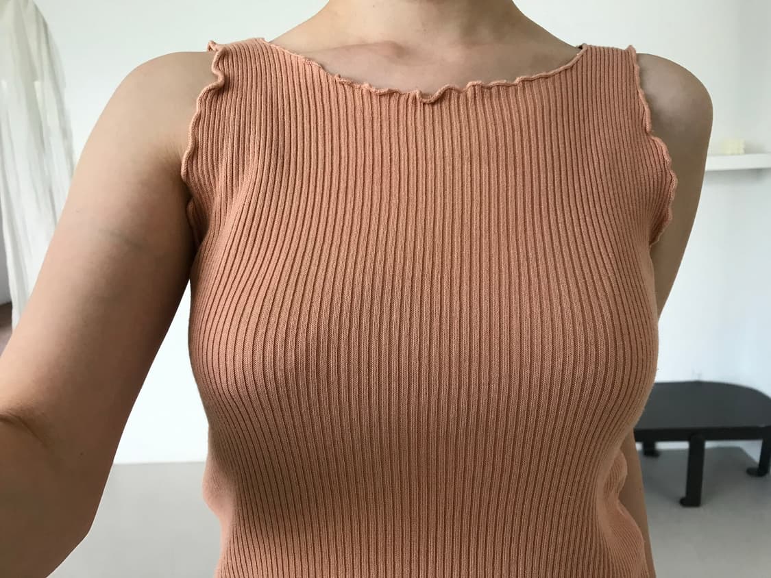 vintage peach sleeveless 상품이미지4