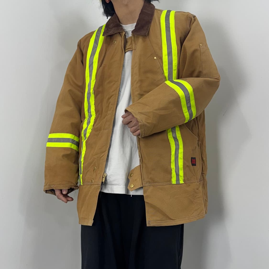 Vtg Fire Man Work Jacket 상품이미지1