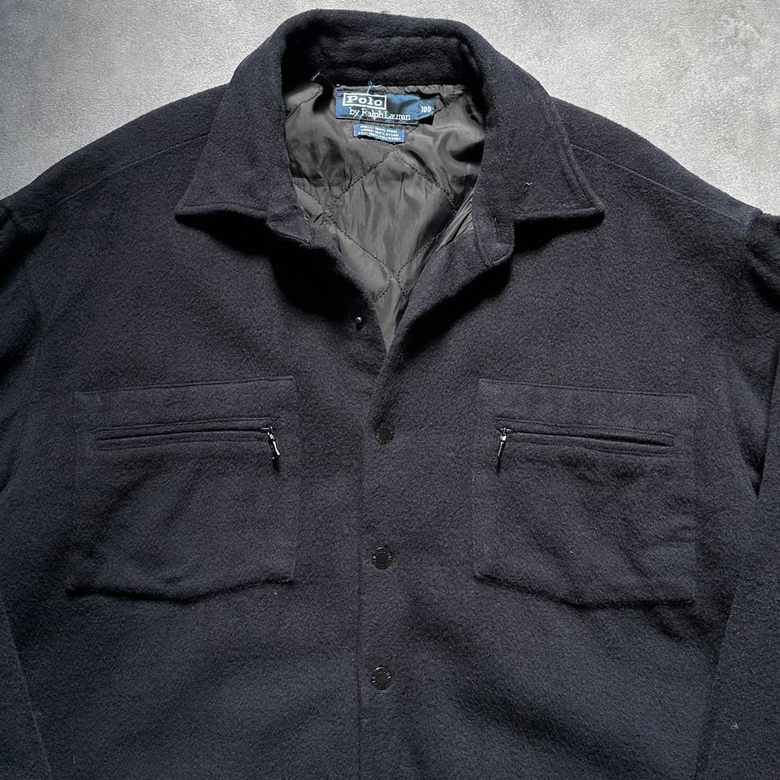 폴로 네이비 울 셔츠 자켓 (va.92) 상품이미지2