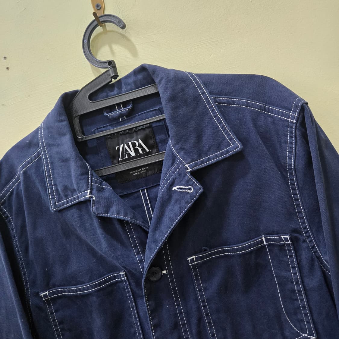 자라 네이비 워크 자켓 M 상품이미지2