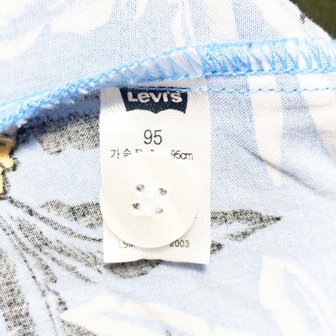 리바이스 9부프린팅티셔츠 레이온 95  상품이미지5