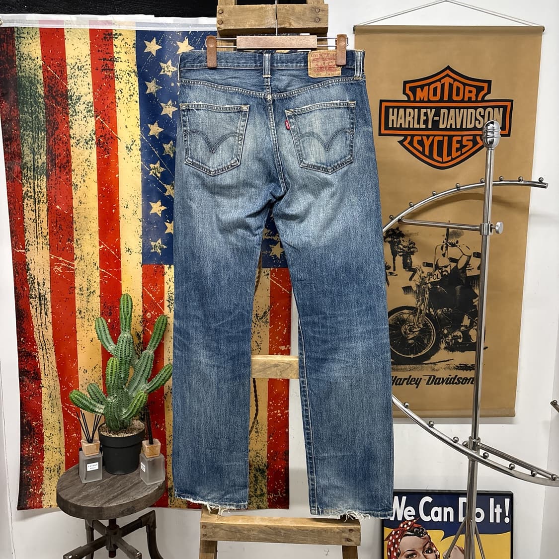 00s 리바이스 오리지널 501 빈티지 페이딩 데님팬츠 N942 상품이미지2