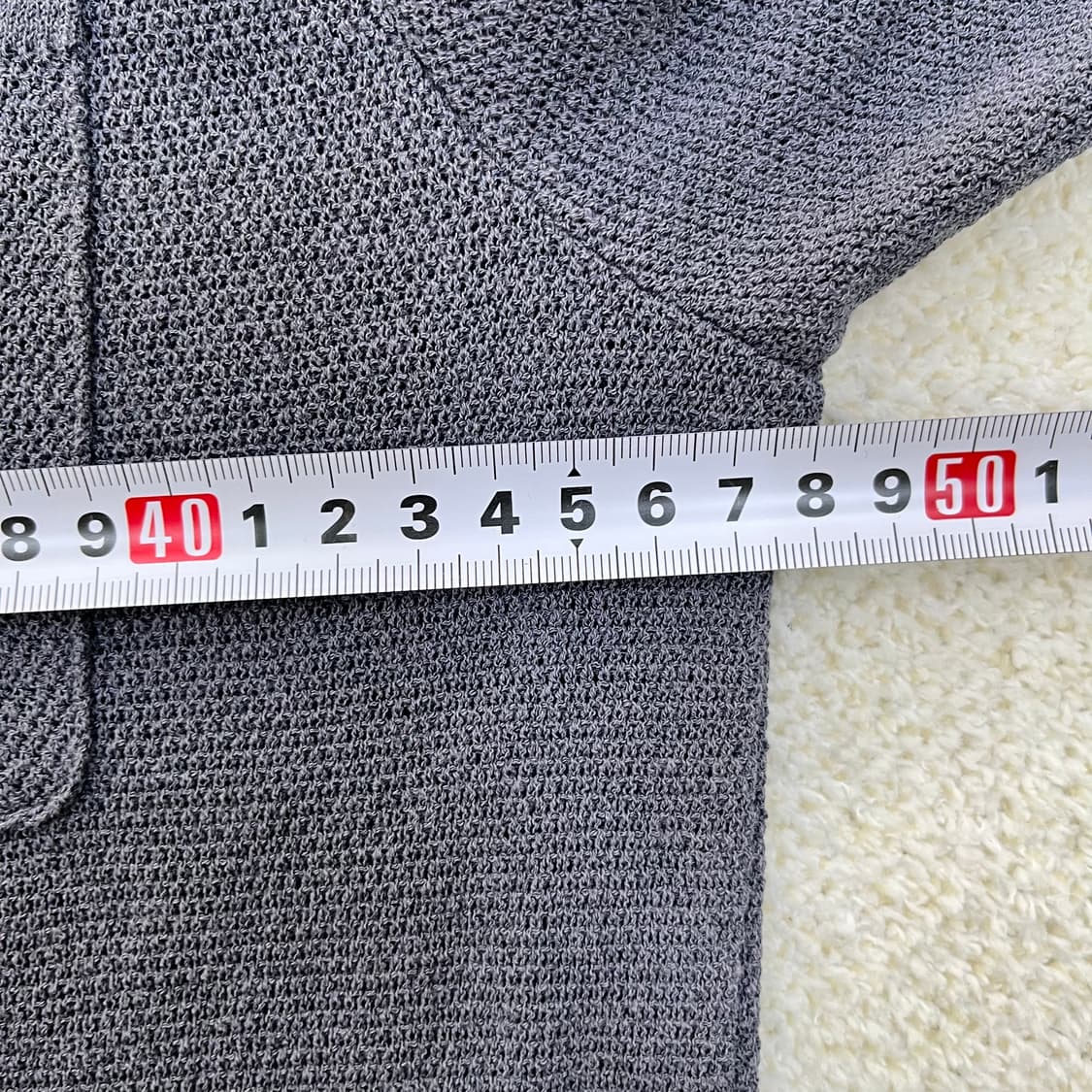 100 빈티지 포켓 반팔 니트 셔츠 0304M 상품이미지5