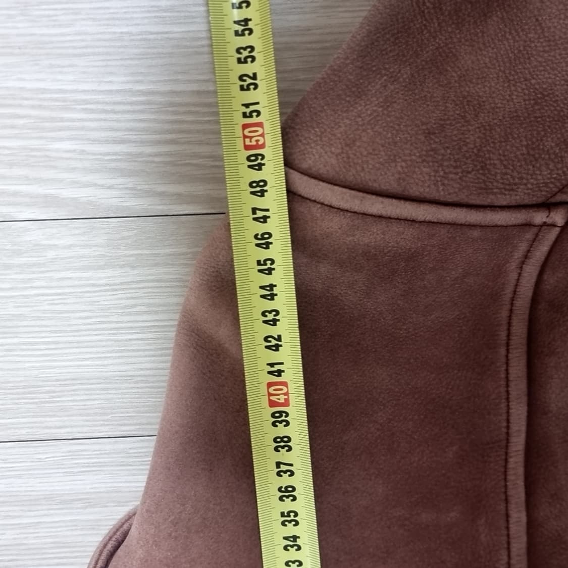 한국제 80s 인터메조 빈티지 브라운 소가죽 자켓(100-105) 상품이미지5