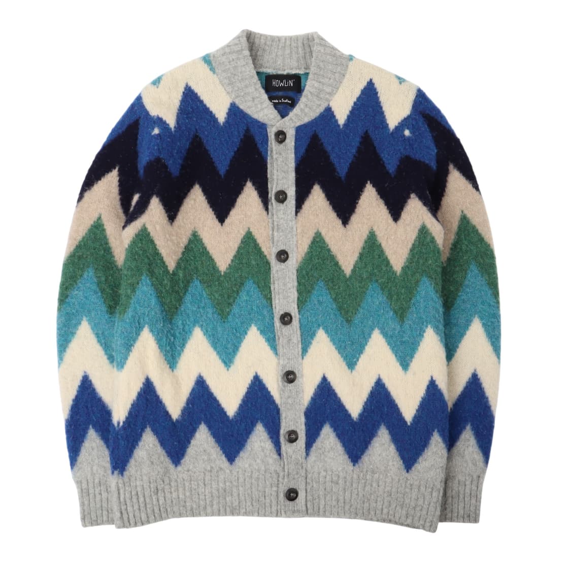 Howlin 하울린 10주년 패턴 울 가디건 상품이미지1