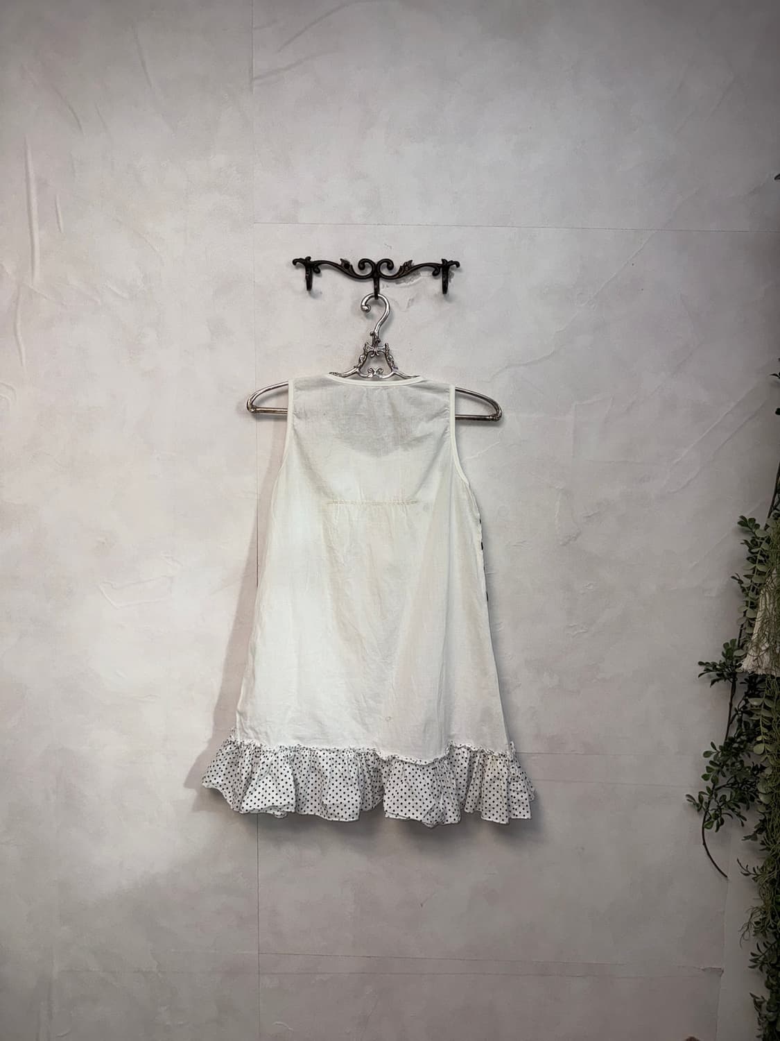 Ivory dot spangled mini ops 상품이미지7