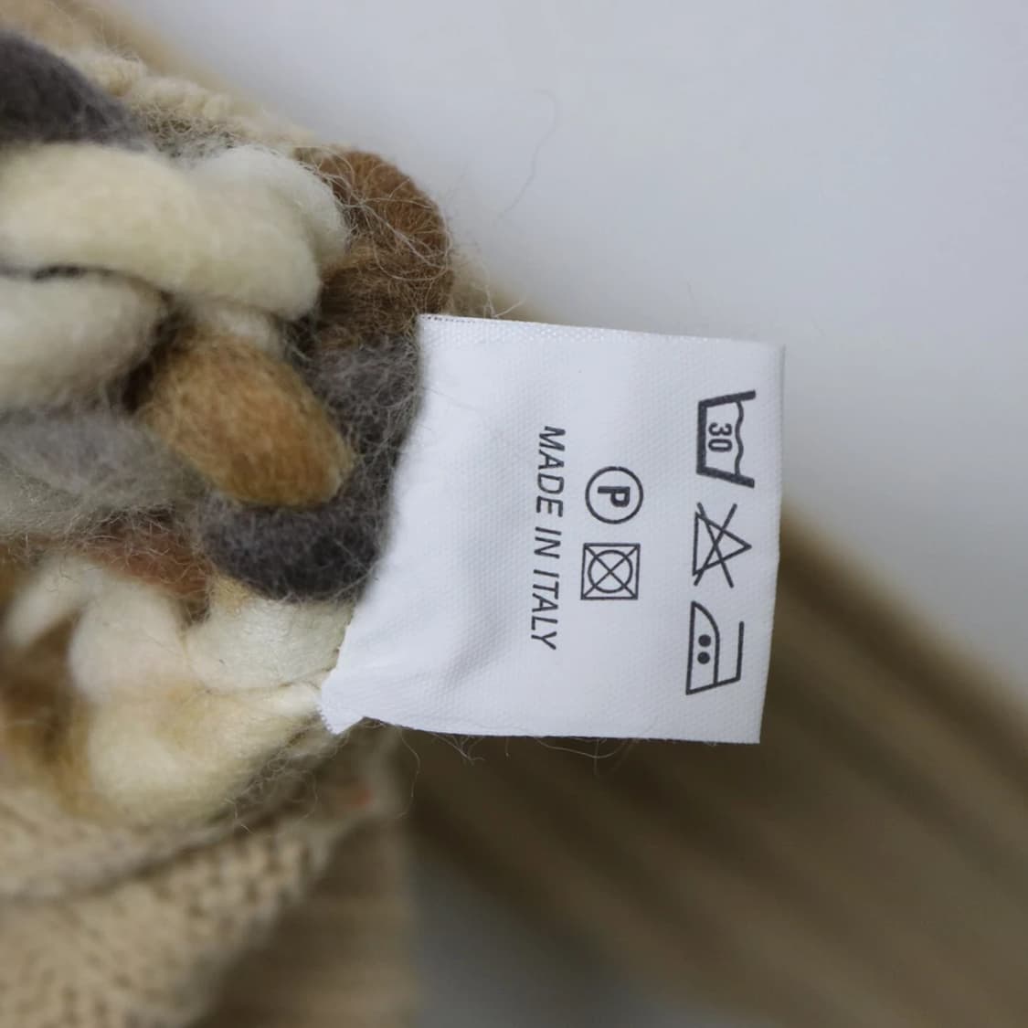 POIS 울 혼방 니트 짜임 포인트 버클 가디건 62172 상품이미지9