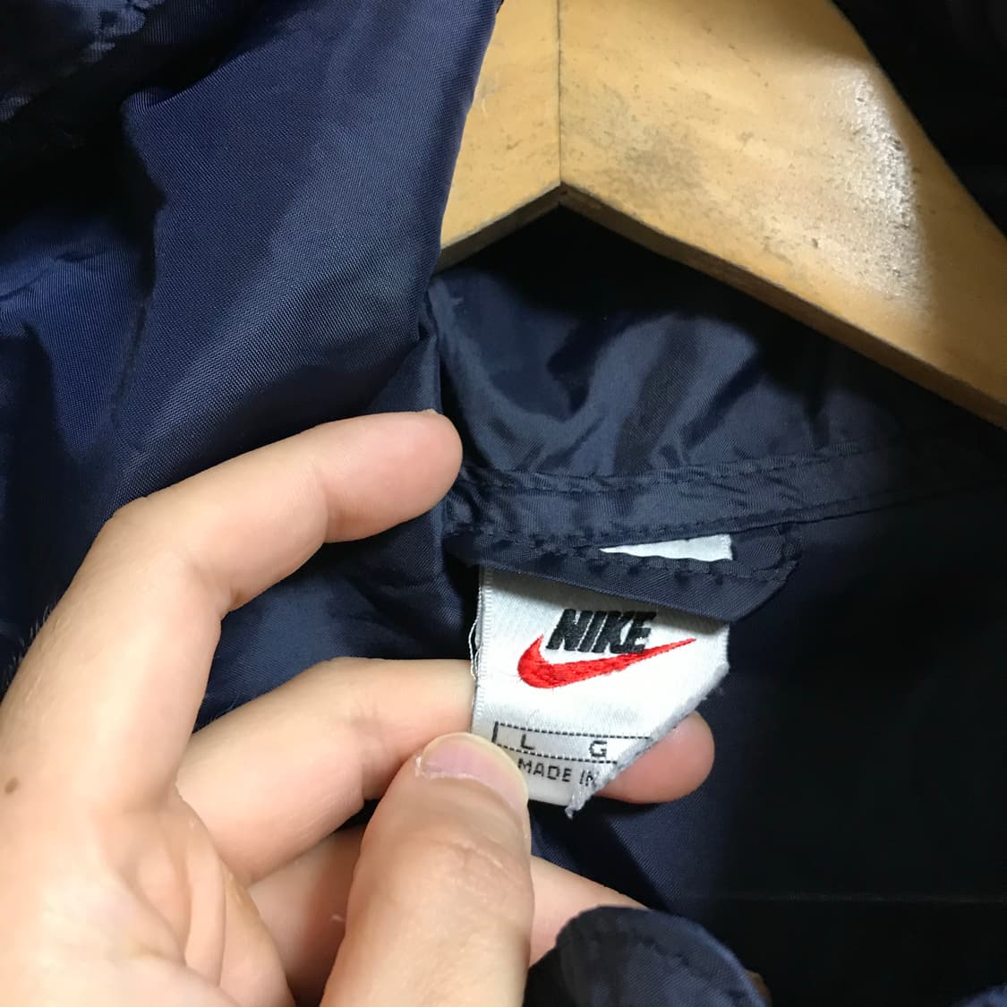 나이키 스우시 얇은 아노락 바막 (뒷면 빈티지 합니다 상품이미지4