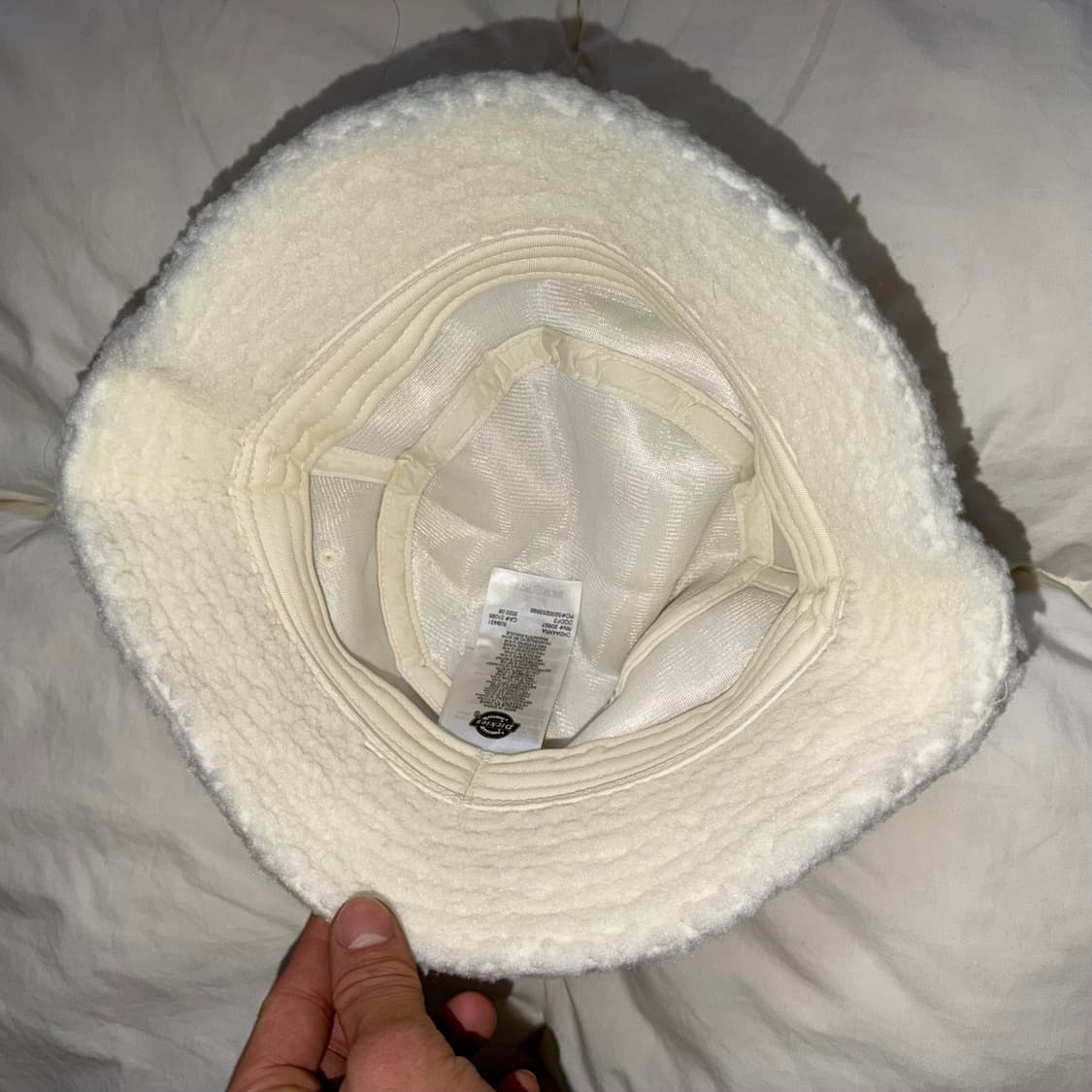 (L/XL) 디키즈 퍼 버킷햇 화이트 상품이미지3