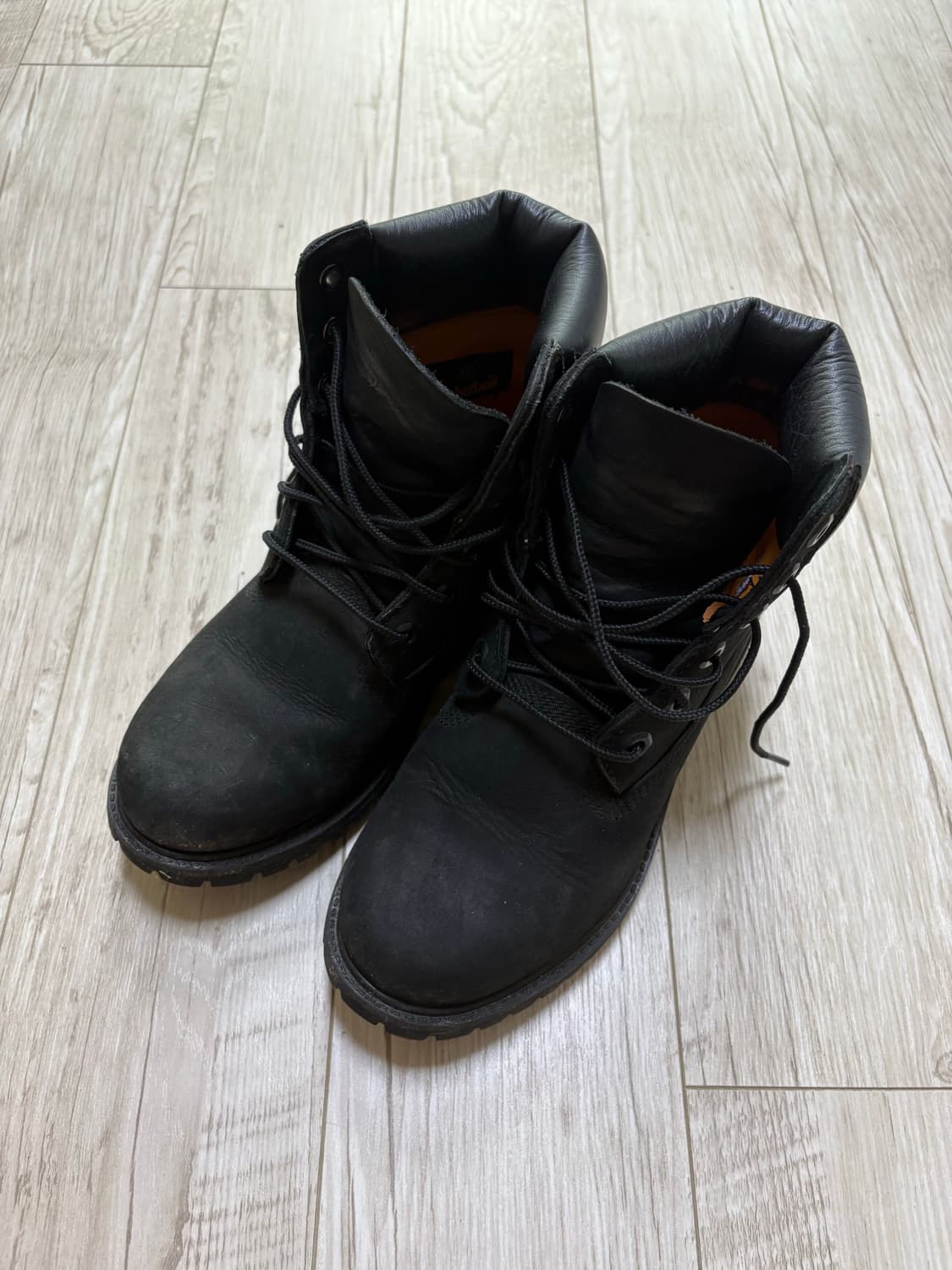 팀버랜드 프리미엄 6인치 워커 부츠 블랙 230 상품이미지1