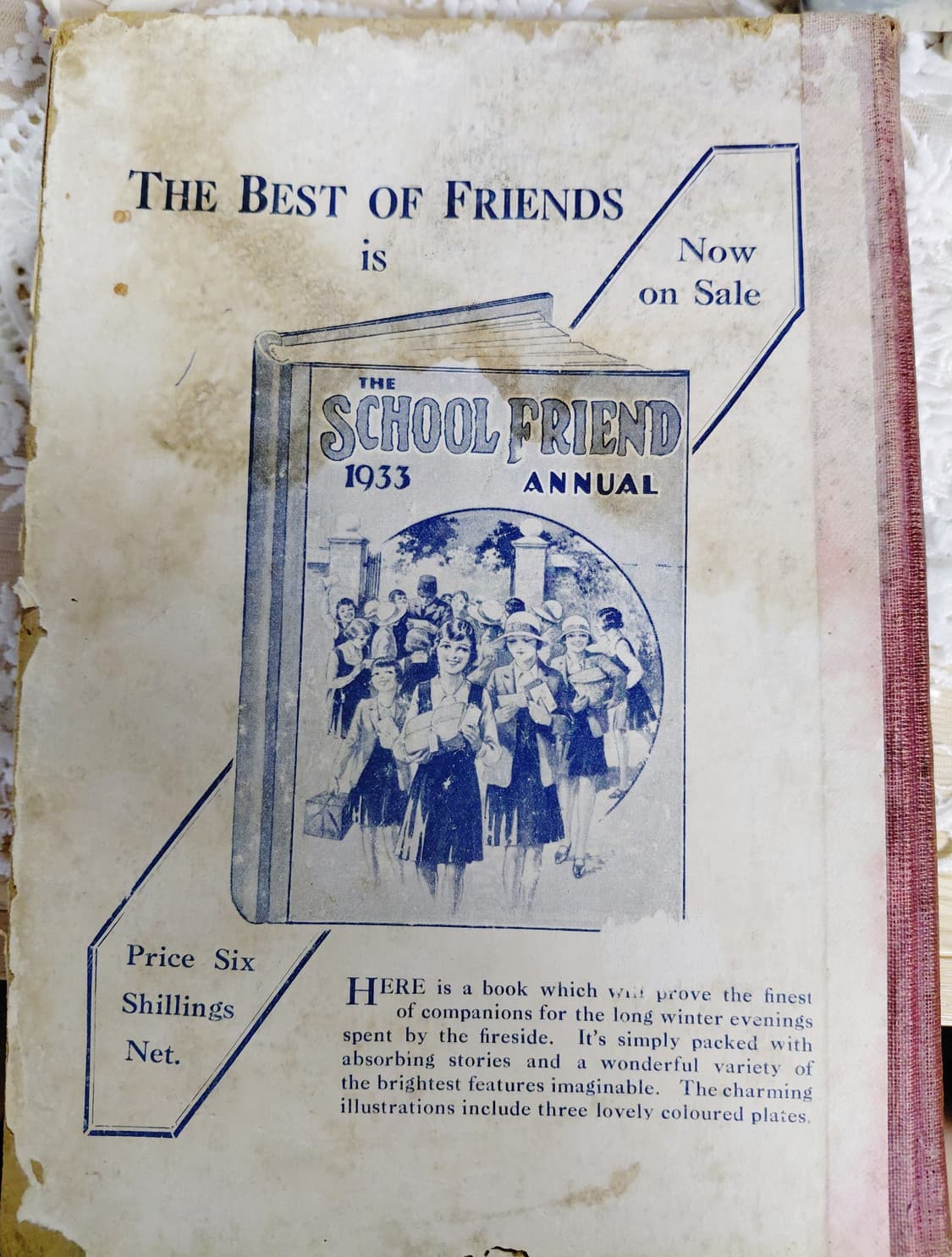 Antique )1933년 소녀 연감 앤틱북 상품이미지6