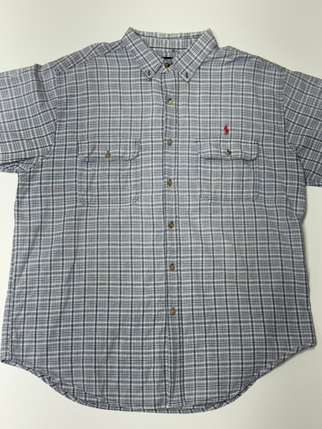 90‘s MADE IN U.S.A. 랄프로렌 반팔 셔츠 상품이미지1
