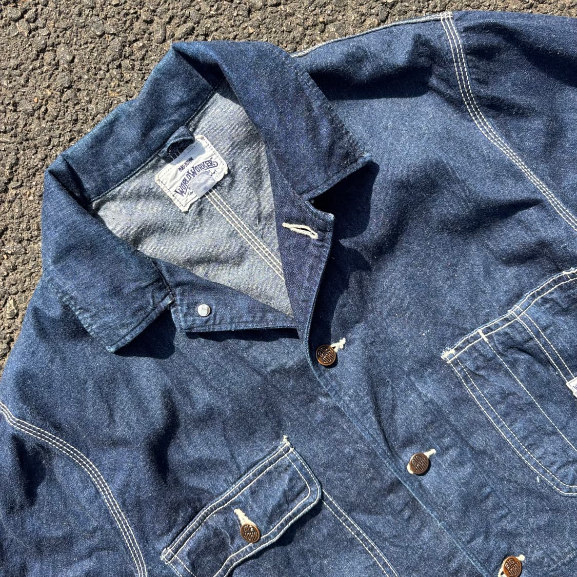 일본 빅존 데님 초어 자켓 상품이미지4