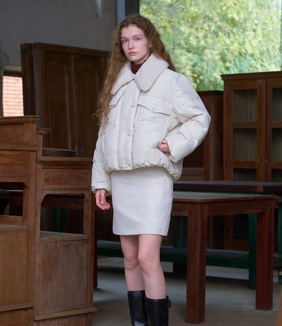 보카바카 퍼카라 숏 패딩 상품이미지1