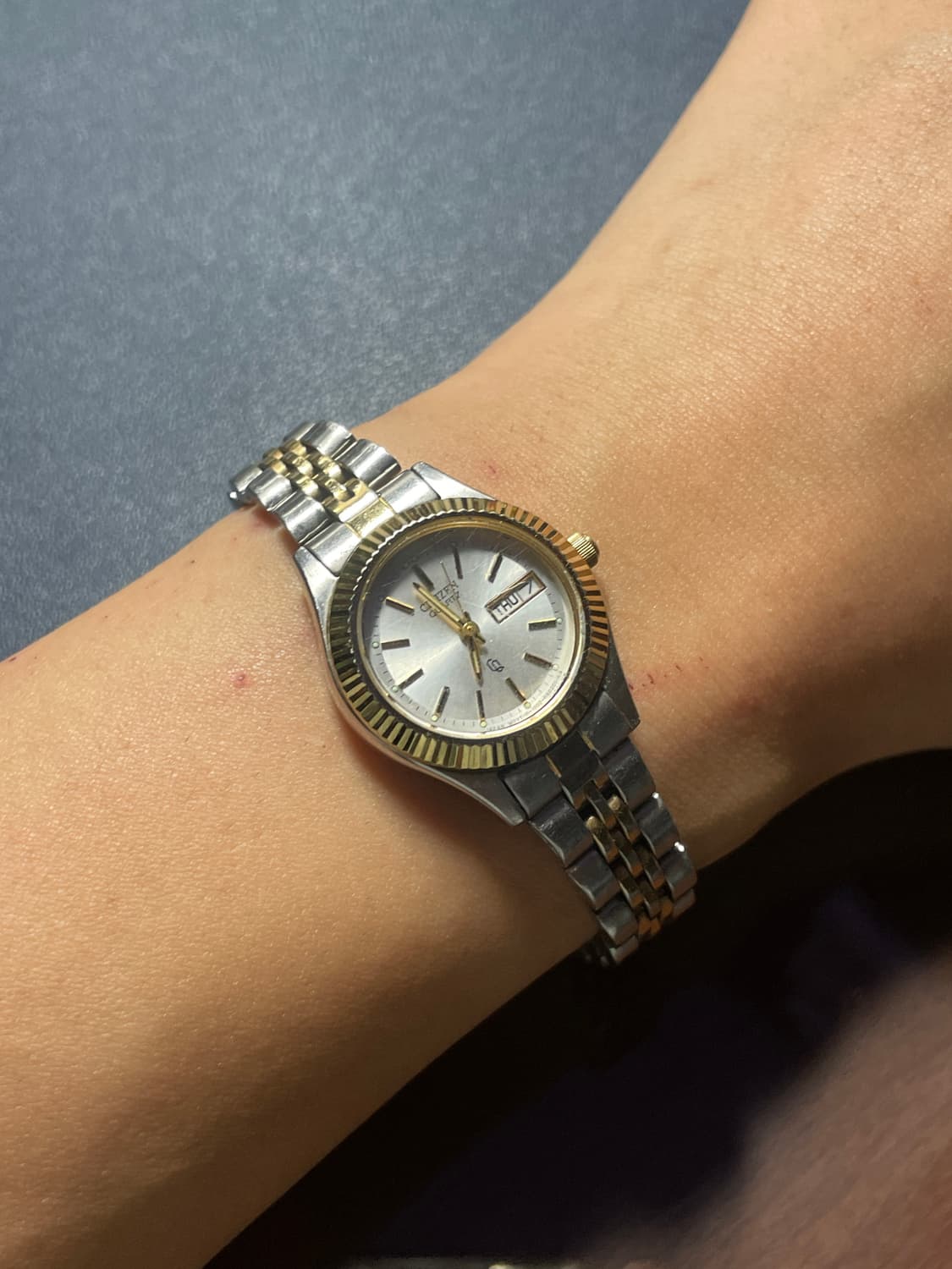 빈티지 시티즌 메탈 쿼츠 시계 상품이미지4