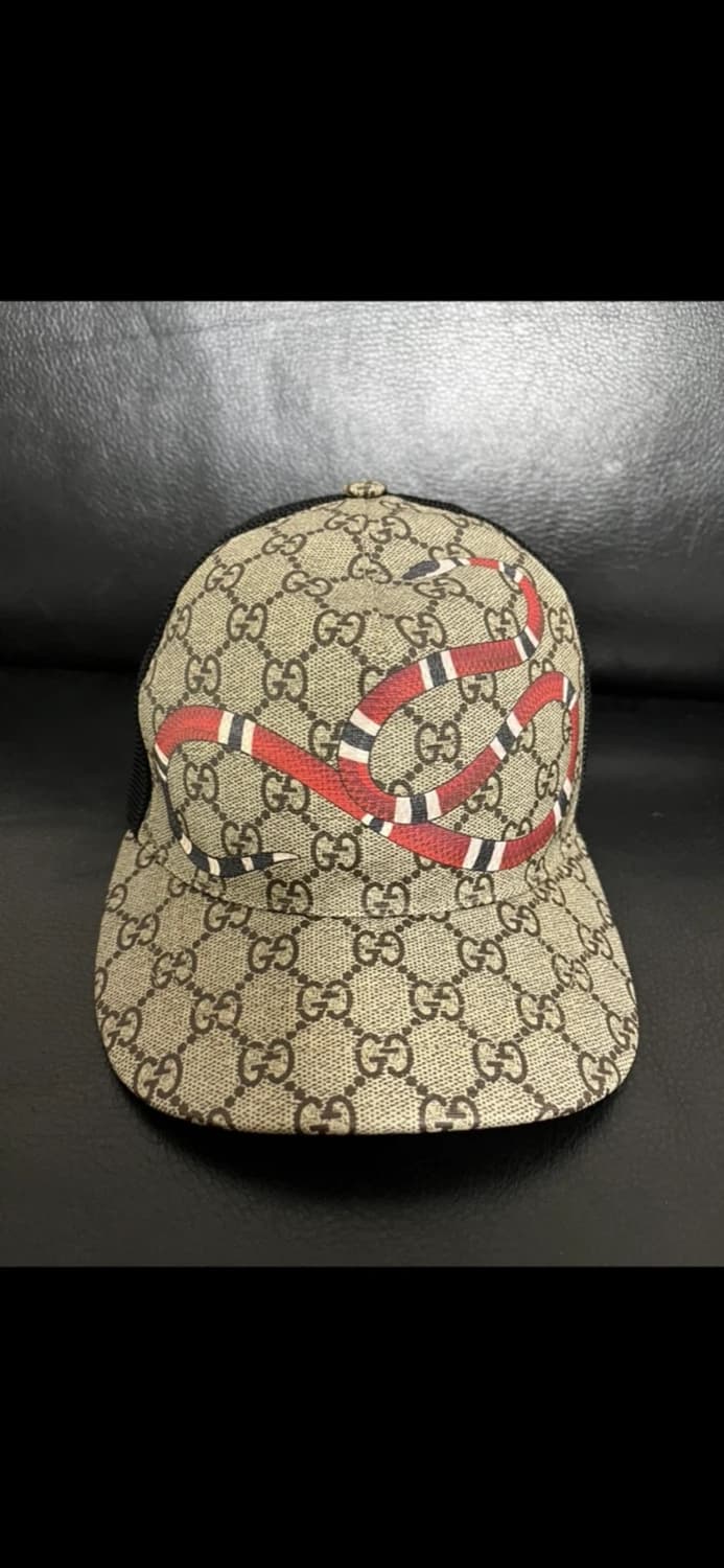 구찌 GG 스네이크 수프림 볼캡 상품이미지1